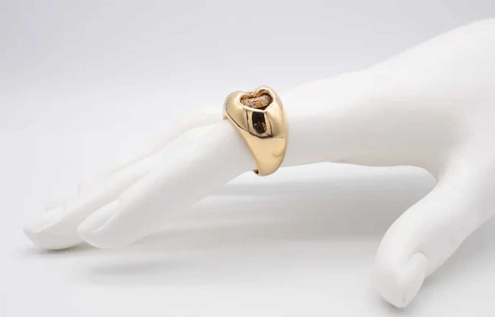 Bvlgari Roma 18 kt gold Doppio Cuore collection r… - image 4