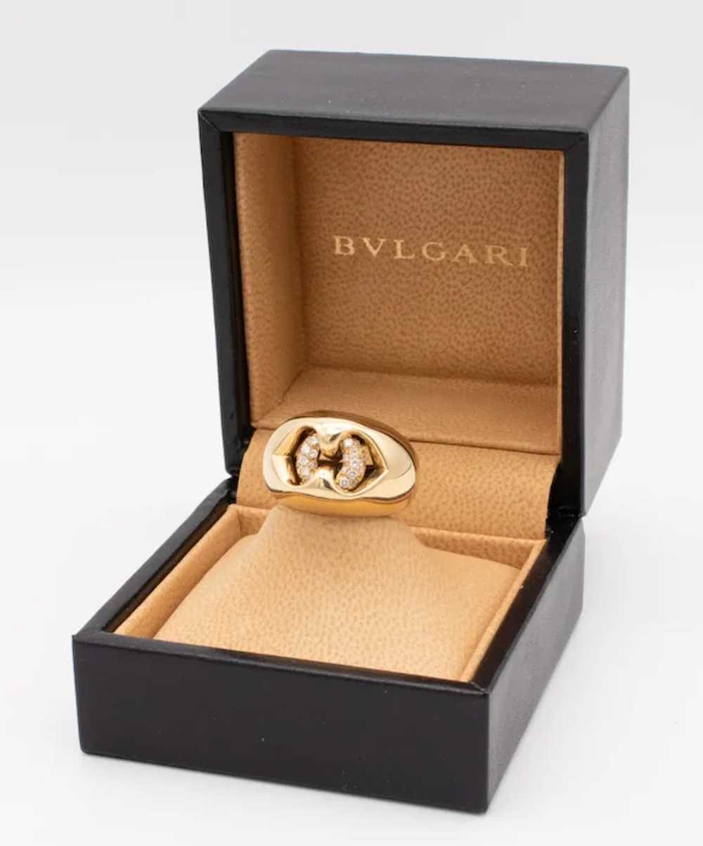 Bvlgari Roma 18 kt gold Doppio Cuore collection r… - image 6