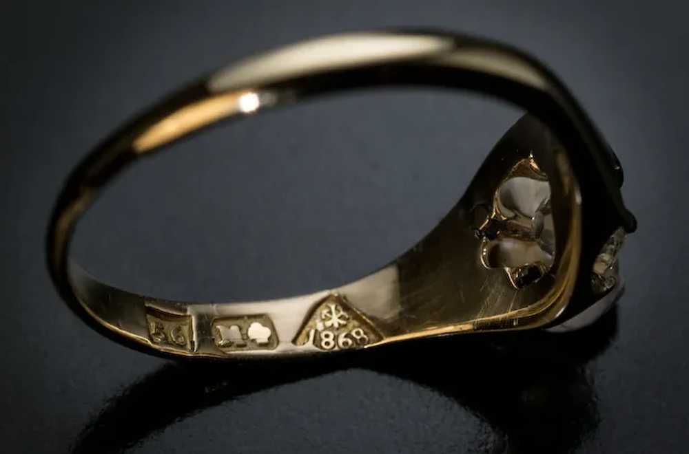 Antique 19th Century Diamond Engagement Ring - image 5