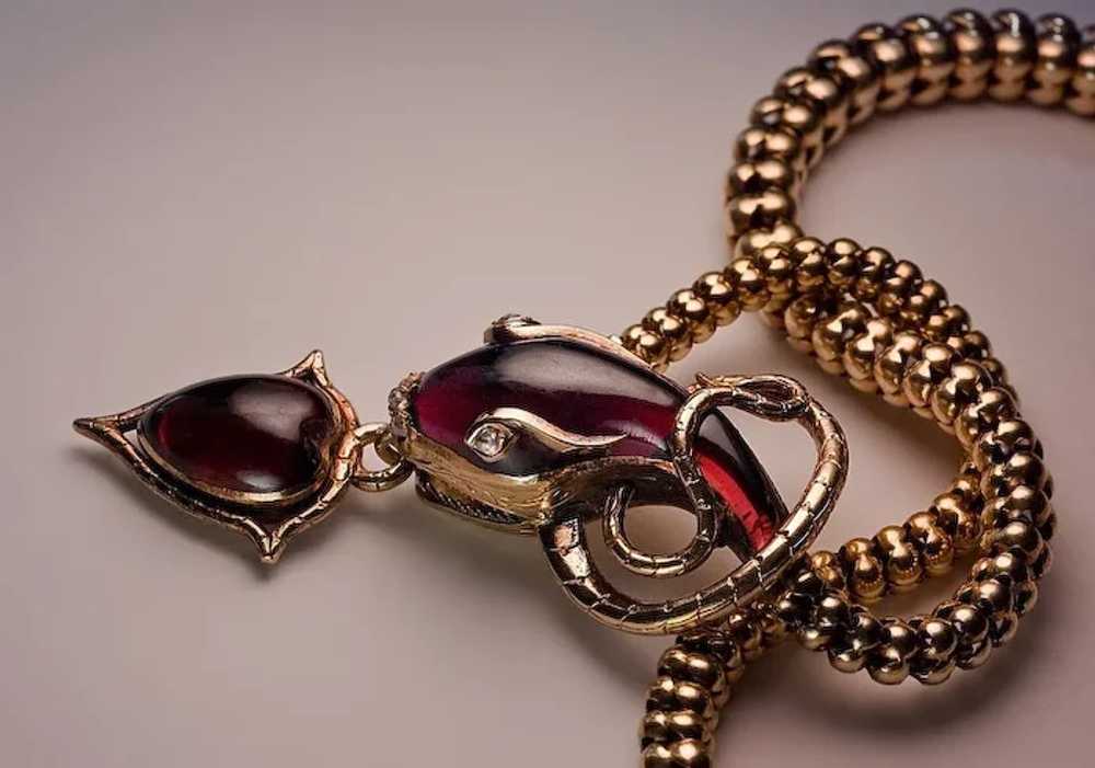 Mid 19th Century Snake Necklace - image 3