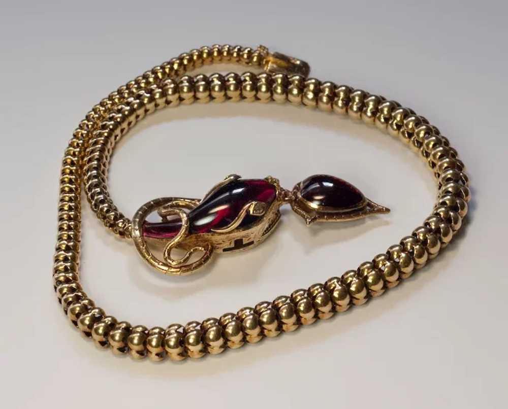Mid 19th Century Snake Necklace - image 6