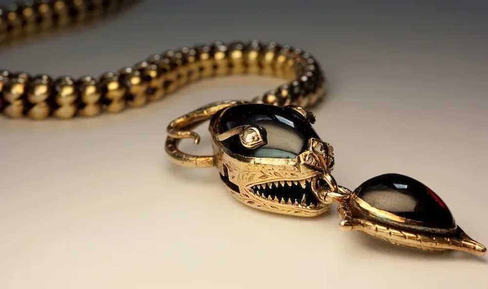 Mid 19th Century Snake Necklace - image 7