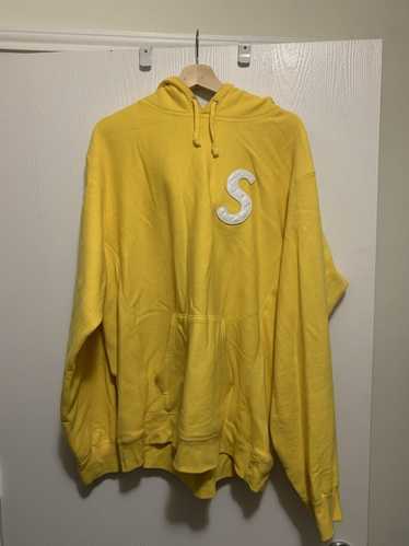 Supreme S Logo Hooded Sweatshirt (SS20) Yellow