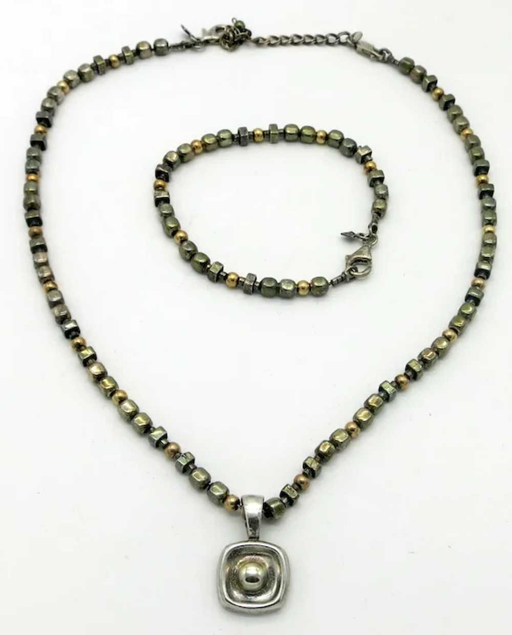 Silpada Sterling Silver Multi Color Necklace & Br… - image 2