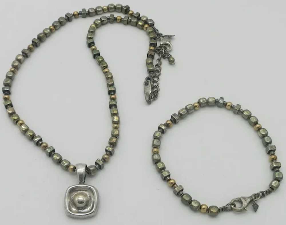 Silpada Sterling Silver Multi Color Necklace & Br… - image 3