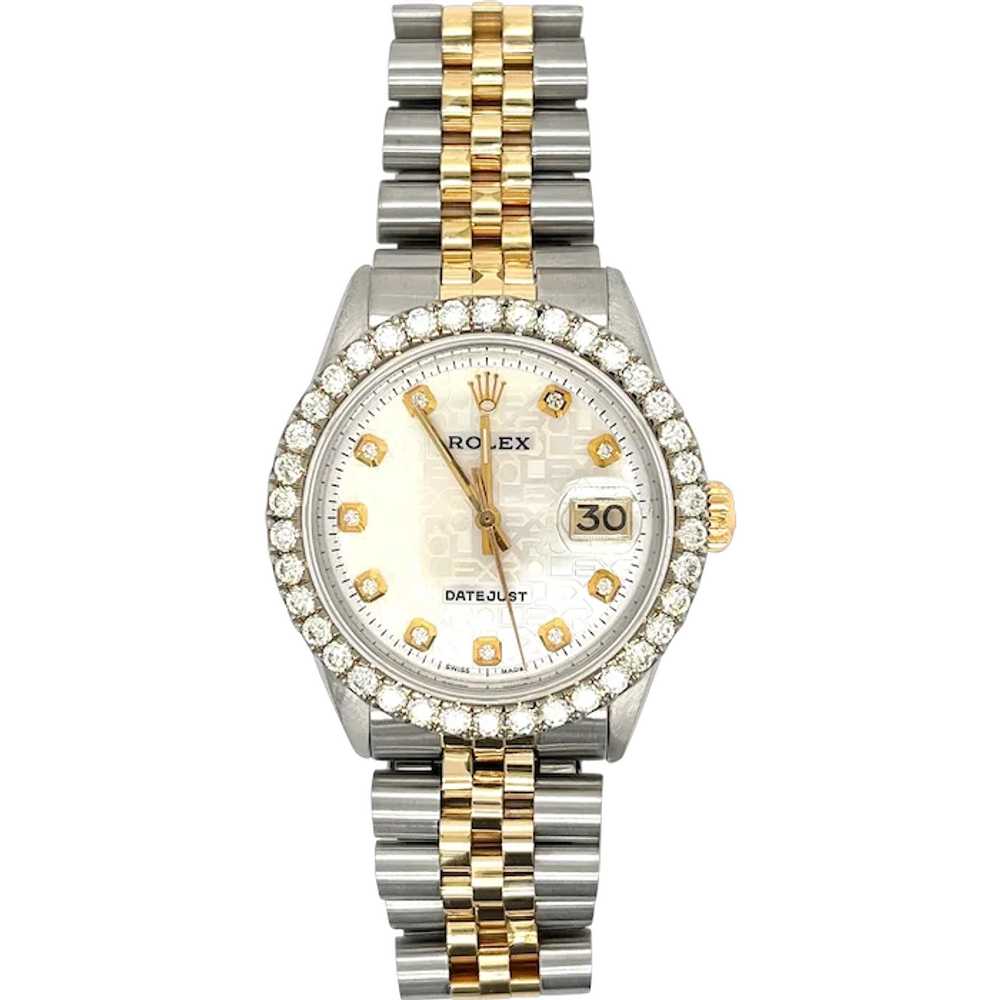 Vintage Rolex Datejust 2-Tone with Jubilee White … - image 1