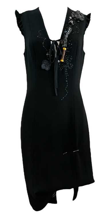 Moschino Early 2000s Little Black "Tailored" Dress