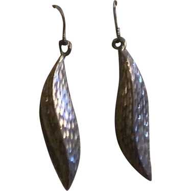 Decorative Sterling Silver Dangle Earrings