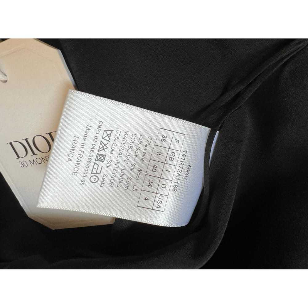 Dior Wool mid-length dress - image 4