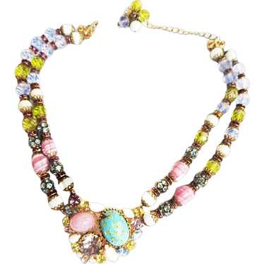 Magnificent Hobe Vintage Necklace Jaw Dropping Mu… - image 1