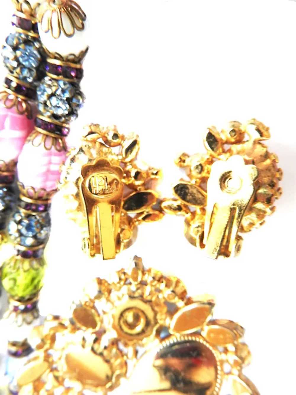 Magnificent Hobe Vintage Necklace Jaw Dropping Mu… - image 3