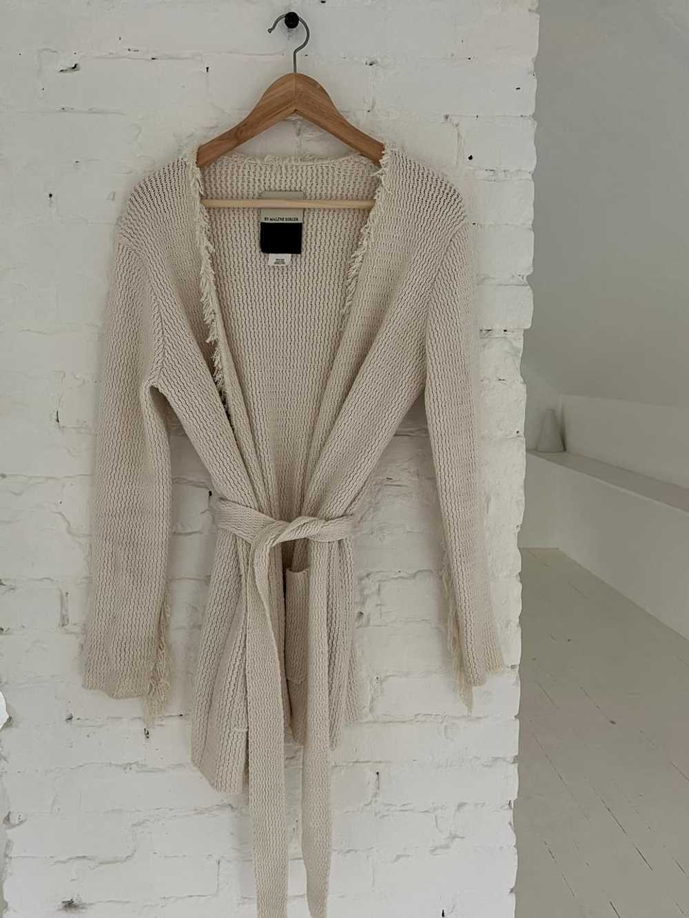 By Malene Birger Fringe knit cardigan sweater (Xs) - image 1