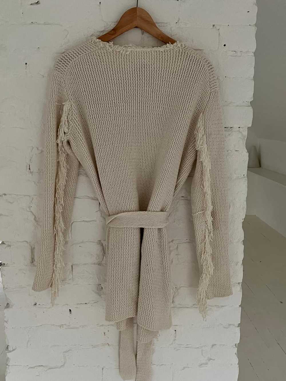 By Malene Birger Fringe knit cardigan sweater (Xs) - image 5