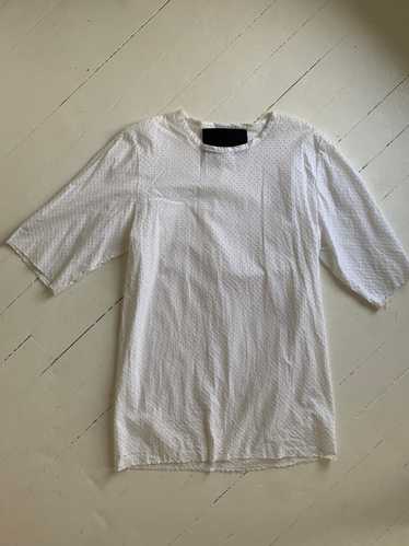 vladimir karaleev White cotton top (S)