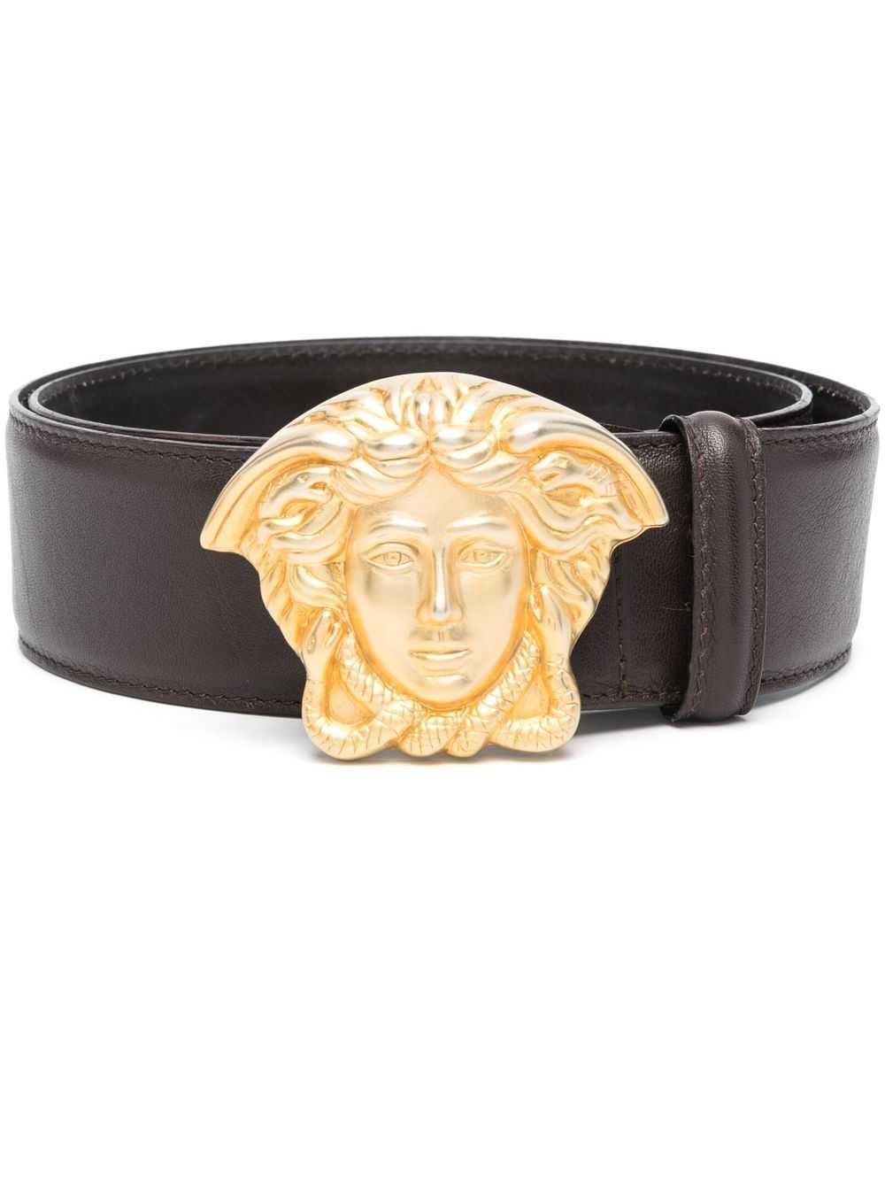 Versace Pre-Owned 1990s Medusa head buckle belt -… - image 1