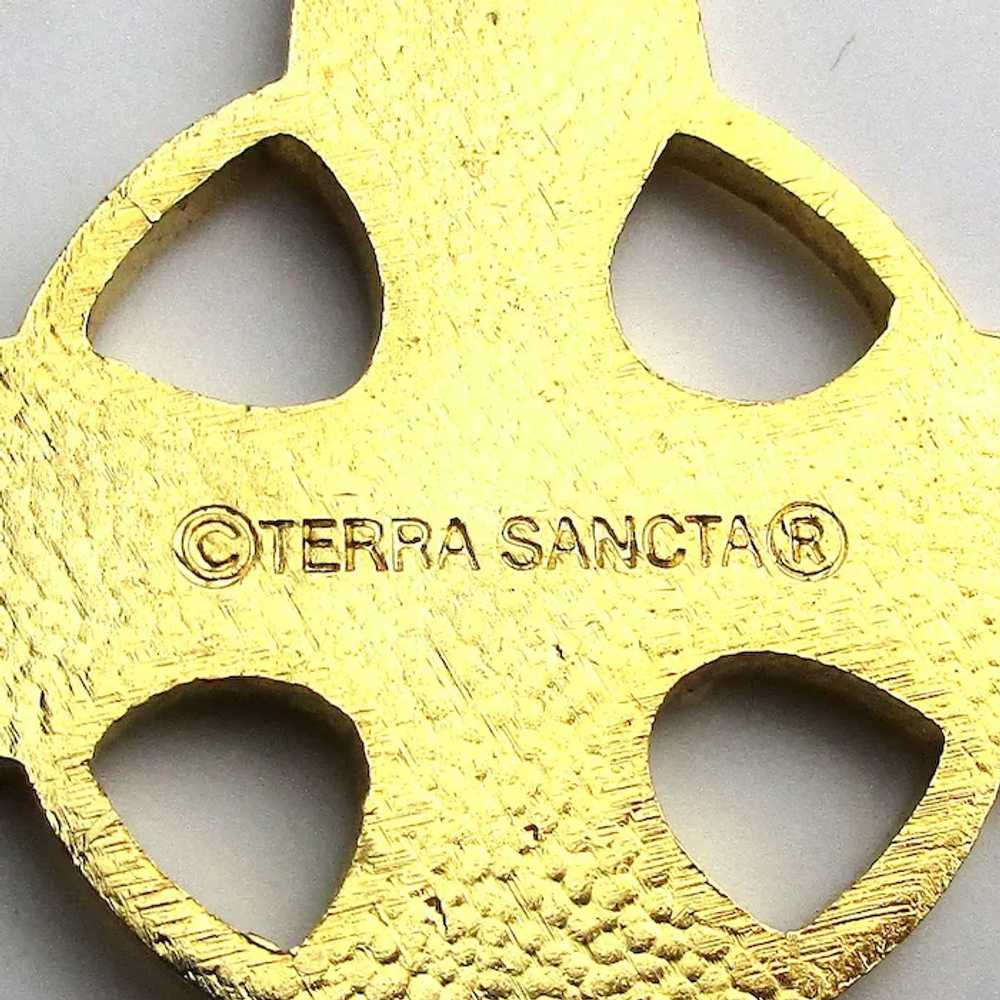 Terra Sancta Guild Cross Pendant Necklace Gilt St… - image 5