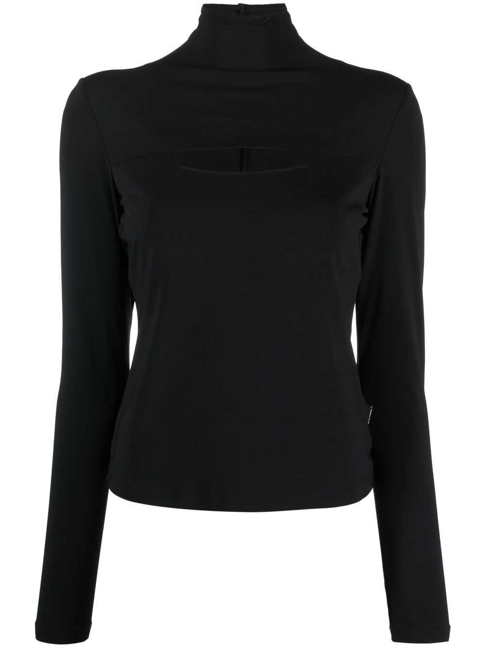 Versace Pre-Owned 2000s cut-out long-sleeve top -… - image 1