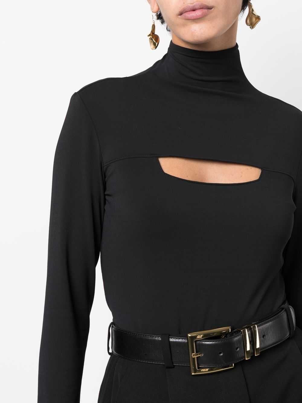 Versace Pre-Owned 2000s cut-out long-sleeve top -… - image 5