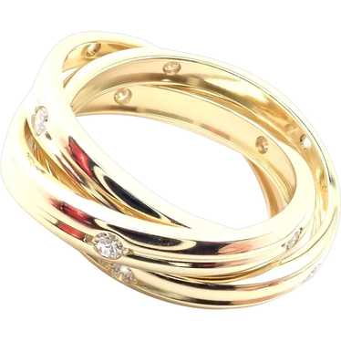 Authentic! Cartier 18k Yellow Gold Diamond Constel