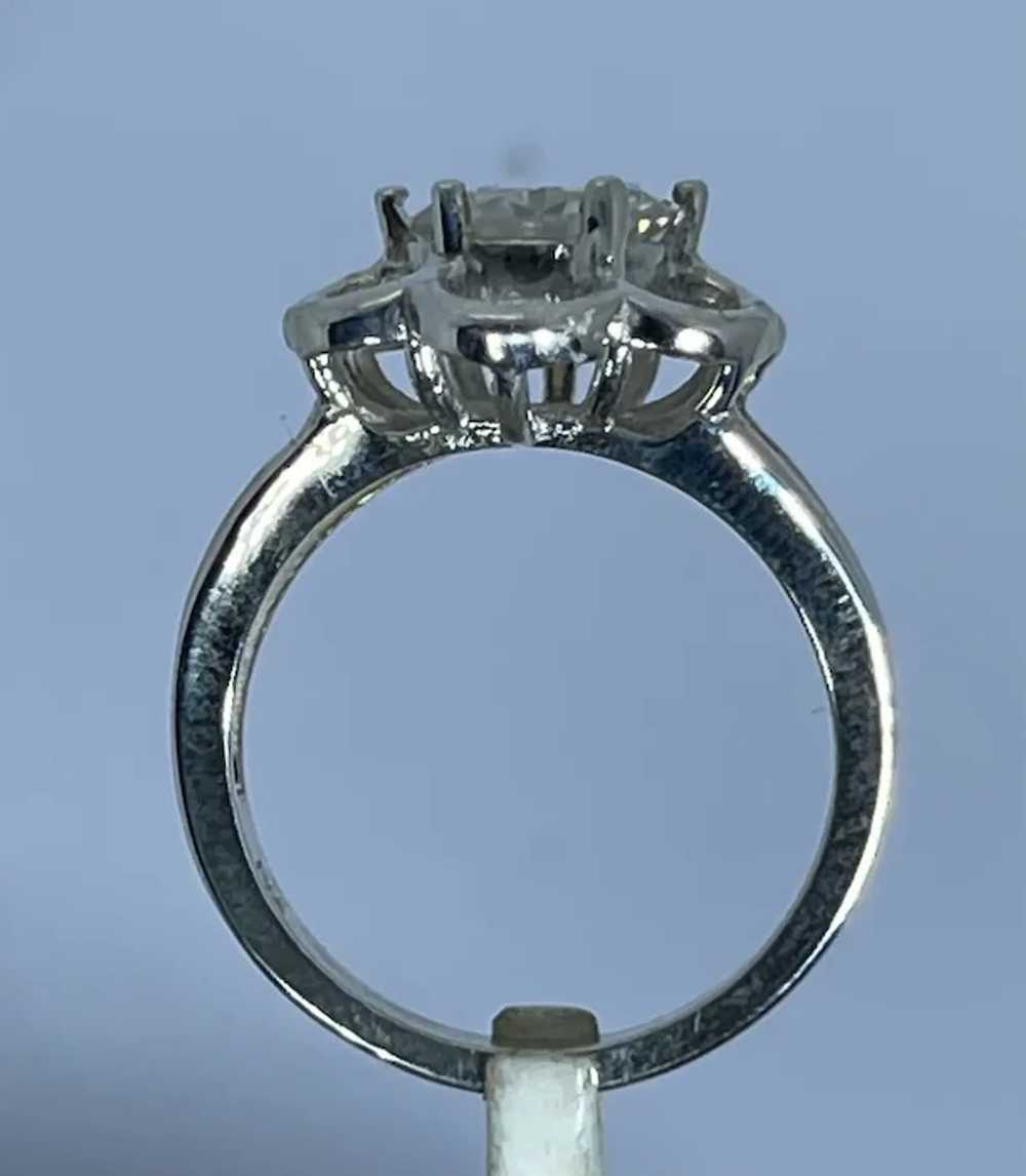 14k Moissanite Ring, Free Resize - image 4