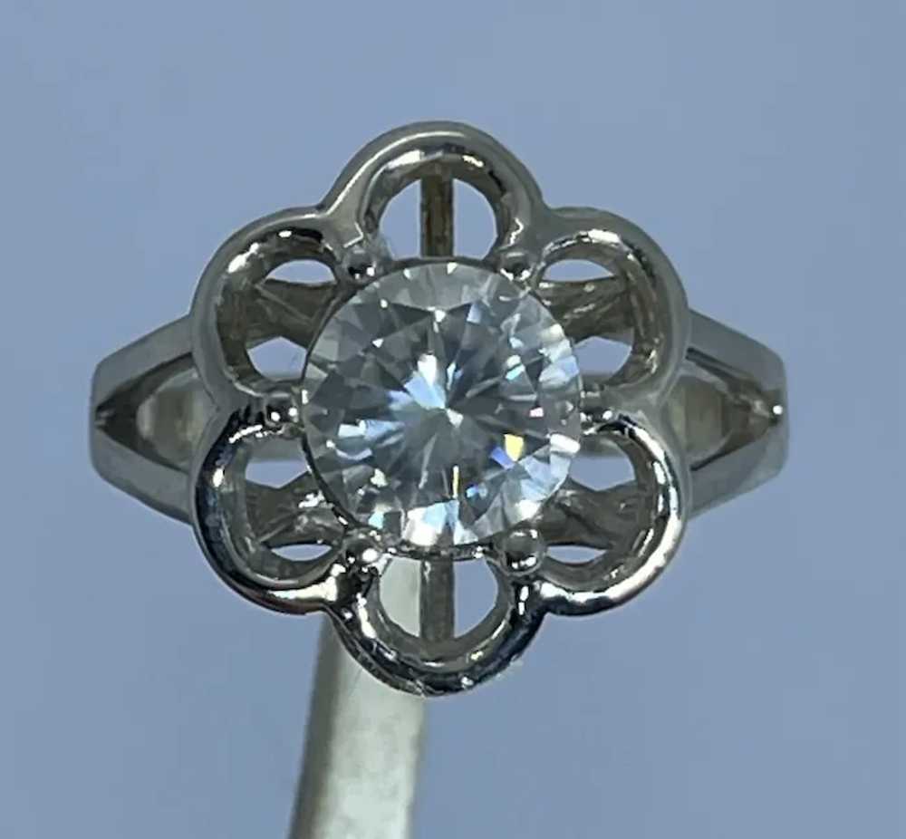 14k Moissanite Ring, Free Resize - image 6