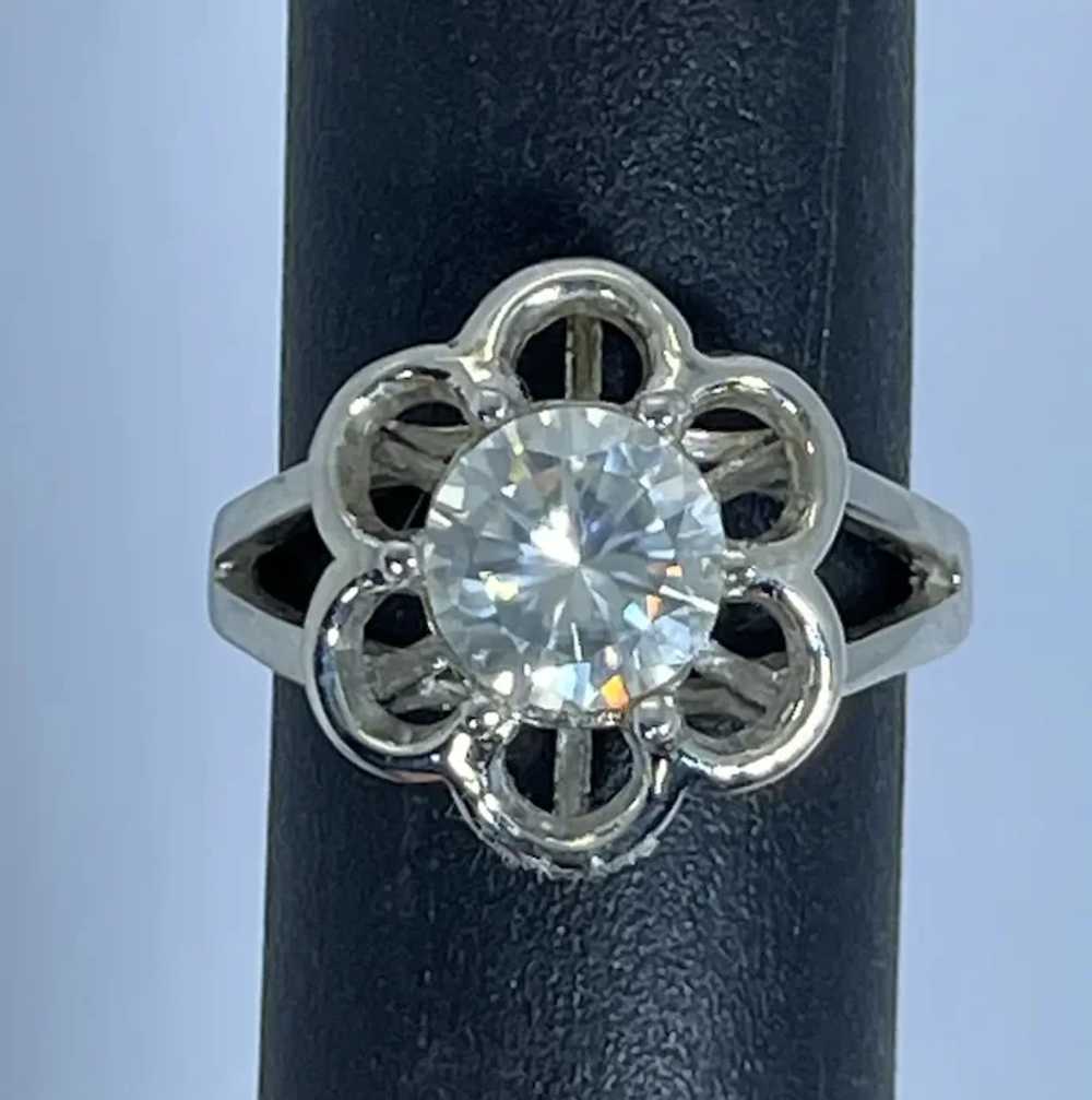 14k Moissanite Ring, Free Resize - image 7