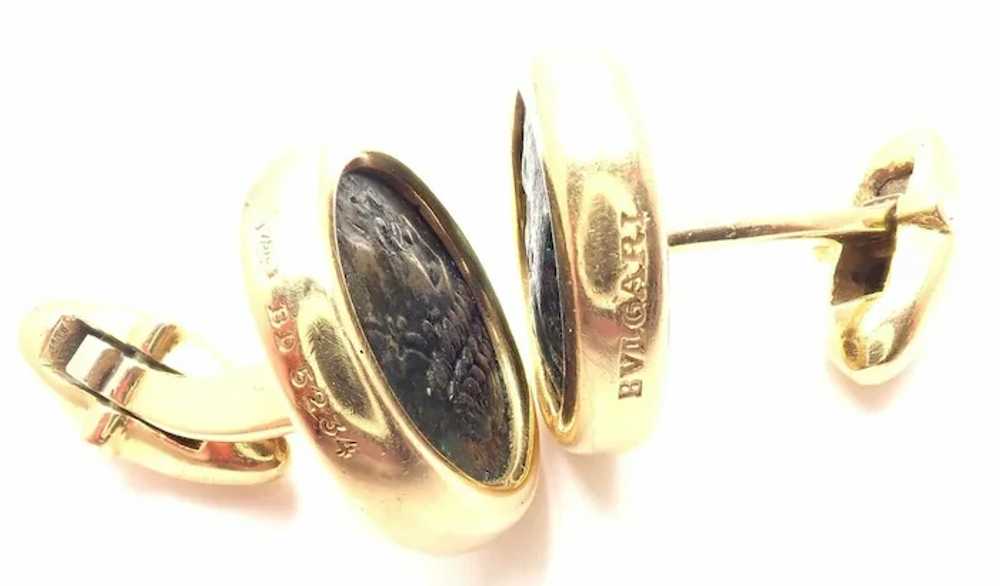 Authentic! Bulgari Bvlgari 18k Yellow Gold Ancien… - image 6