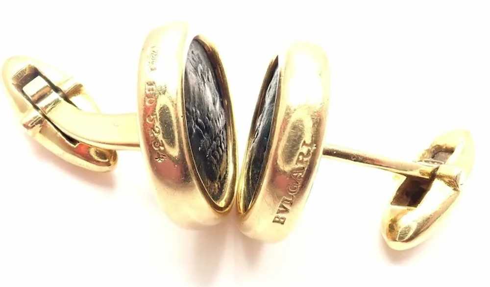 Authentic! Bulgari Bvlgari 18k Yellow Gold Ancien… - image 7