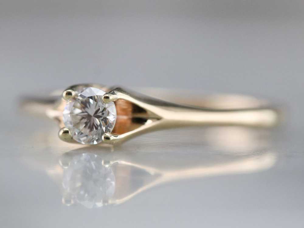 Vintage Diamond Engagement Ring - image 1