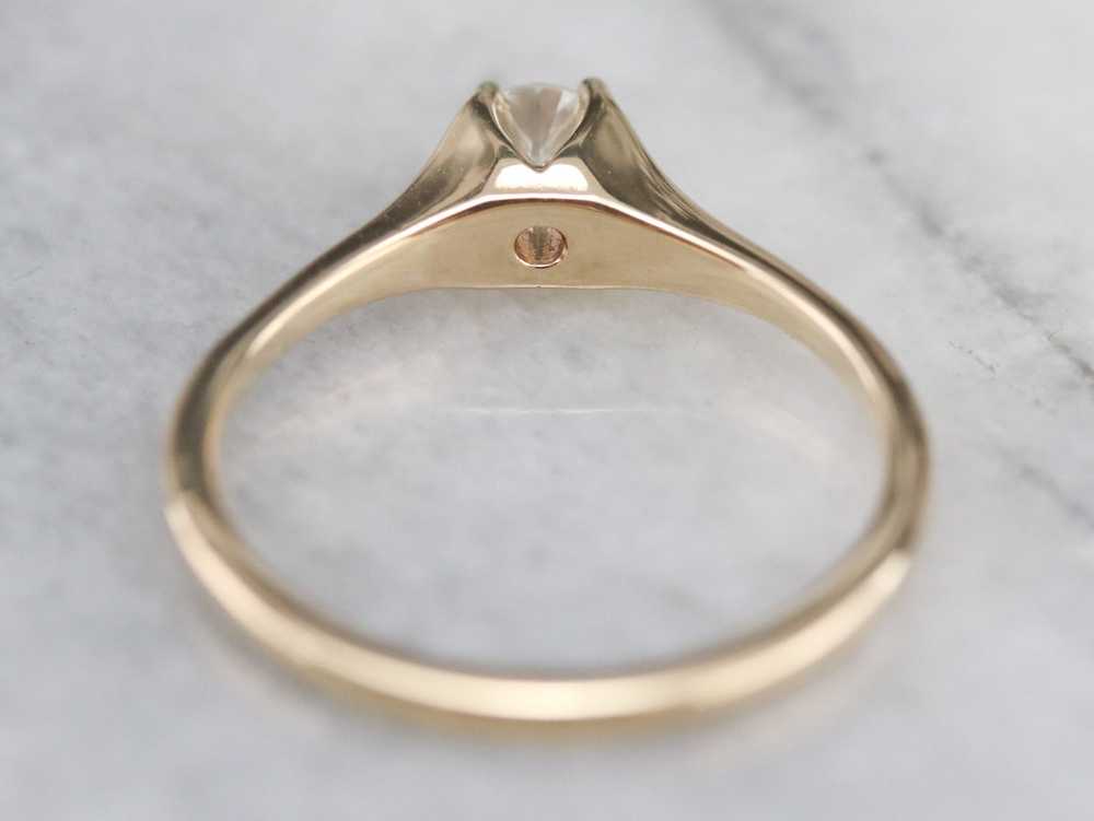 Vintage Diamond Engagement Ring - image 5