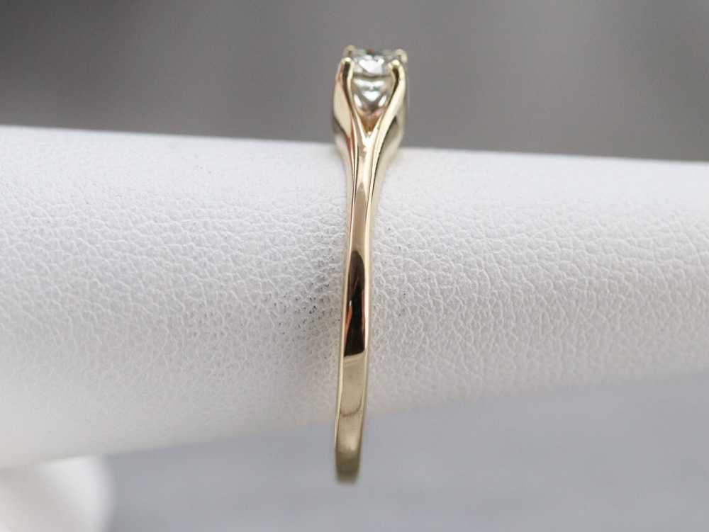 Vintage Diamond Engagement Ring - image 9