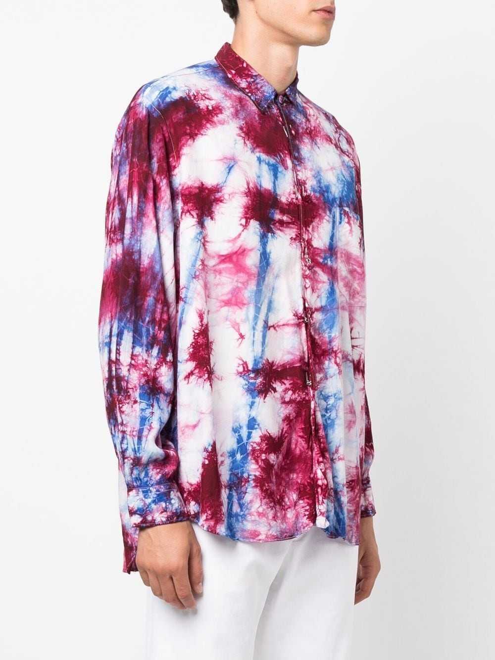 Comme Des Garçons Pre-Owned 2000s tie-dye shirt -… - image 3