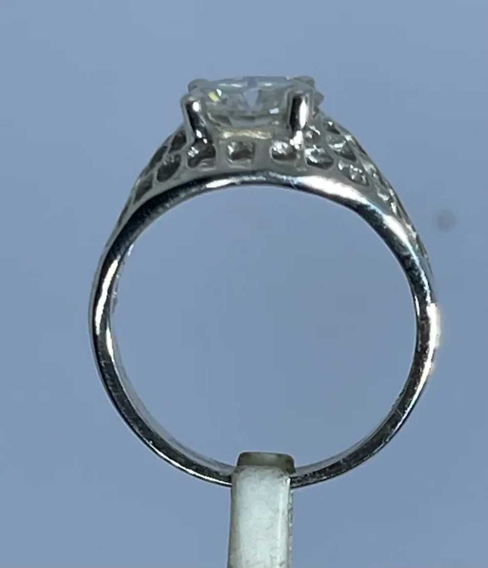 14k Moissanite Ring, Free Resize - image 6