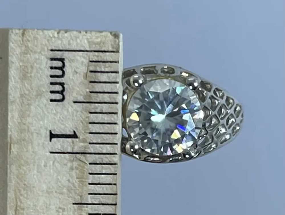 14k Moissanite Ring, Free Resize - image 7