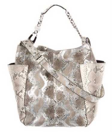 JIMMY CHOO PYTHON SNAKESKIN SHOULDER BAG - image 1