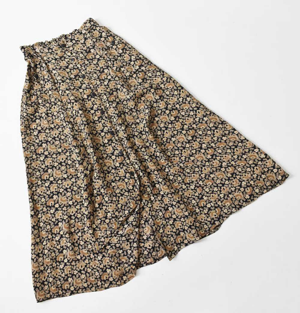 vintage botanical skirt set (m/l) - image 4