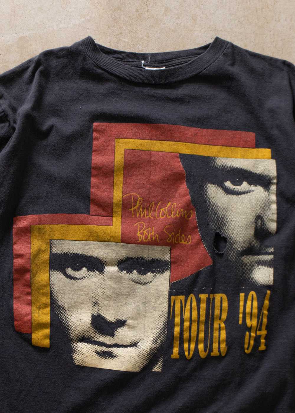 Vintage 1994 Phil Collins Both Sides Tour T-Shirt… - image 3