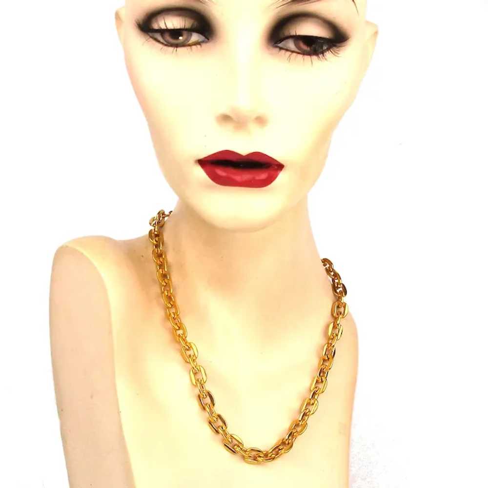 Vendome Goldtone Link Chain Necklace - image 3