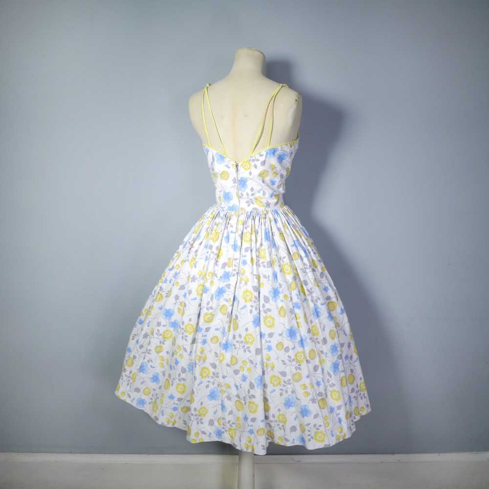 50s UNLABELED HORROCKSES APPLE AND CHERRY FLORAL … - image 11