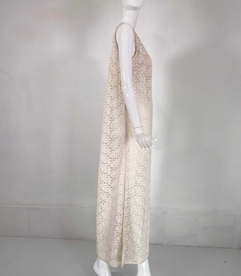 Jiki Monte Carlo Creations Off White Lace Maxi Sh… - image 3