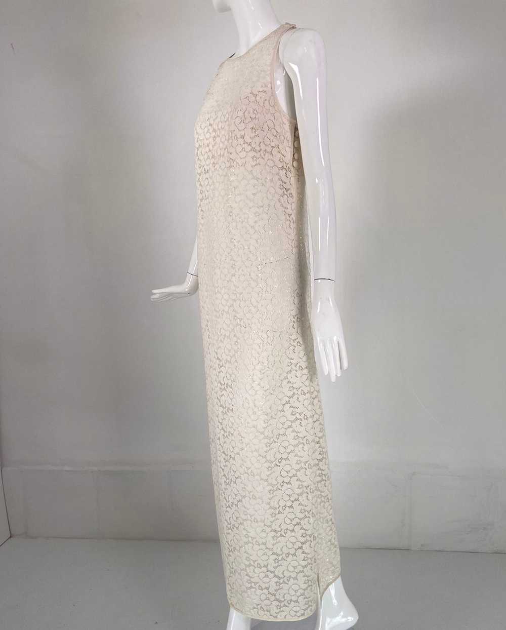 Jiki Monte Carlo Creations Off White Lace Maxi Sh… - image 6