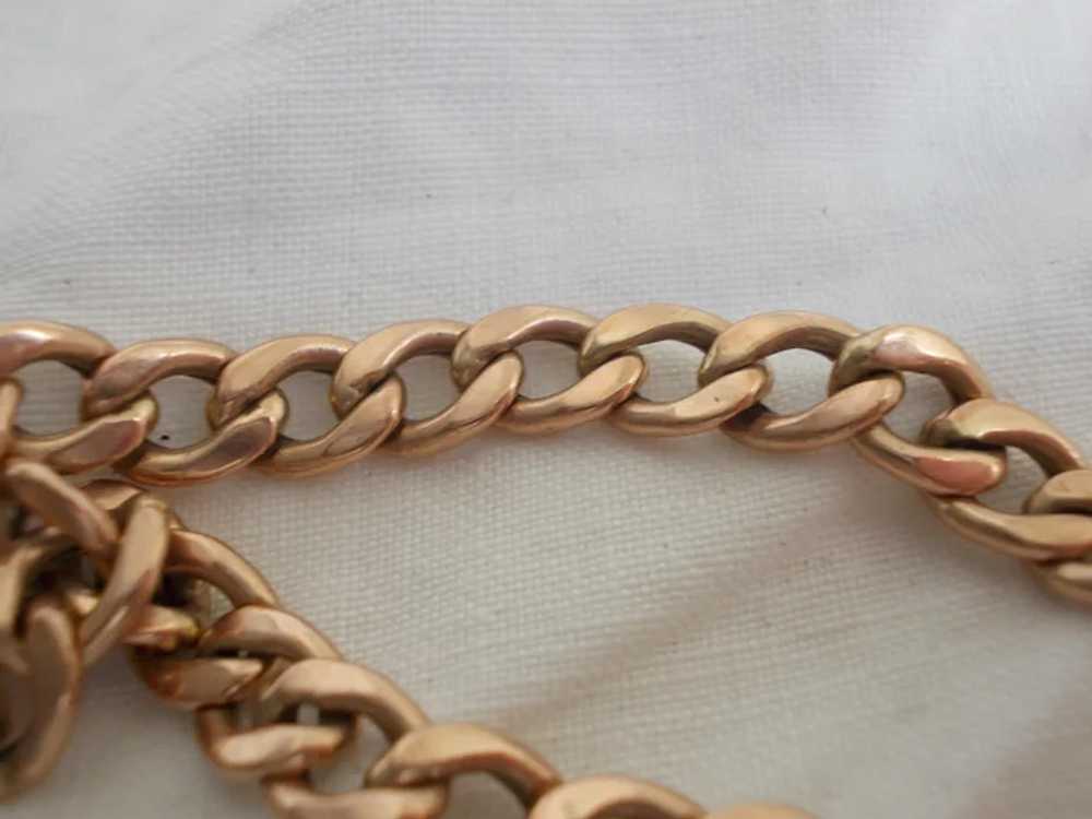 Vintage 9ct Rose Gold Bracelet - image 5