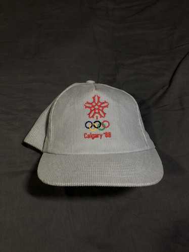 Vintage Vintage 1988 Calgary Olympics Corduroy Hat - image 1