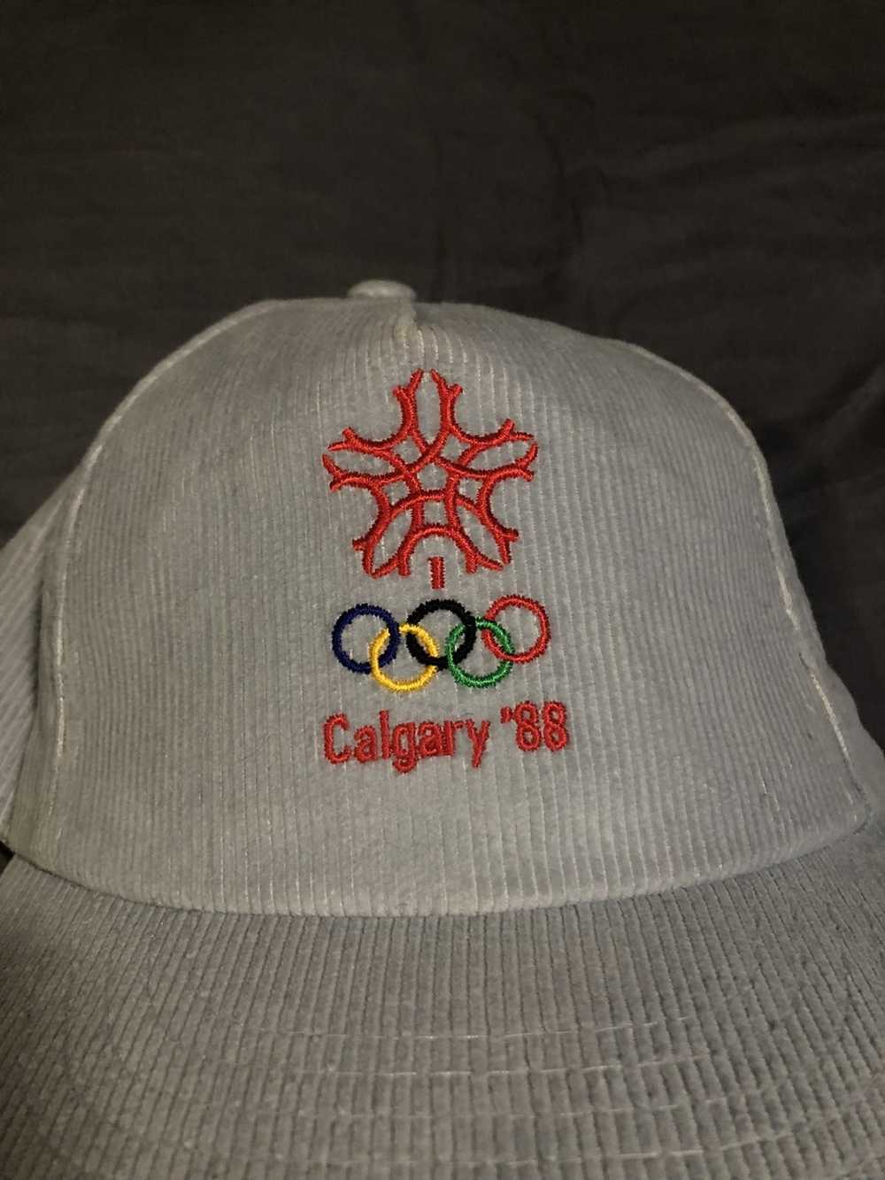Vintage Vintage 1988 Calgary Olympics Corduroy Hat - image 2