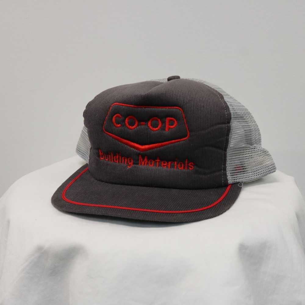 Vintage 80's Co-op Corduroy Trucker Hat - OS - image 1