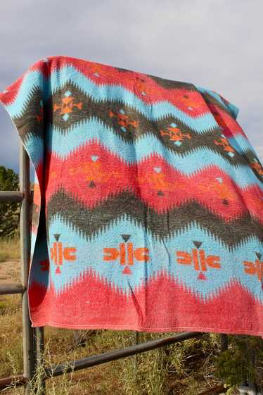 Vintage Southwestern Indian Blanket Circa ~ Mid Ce