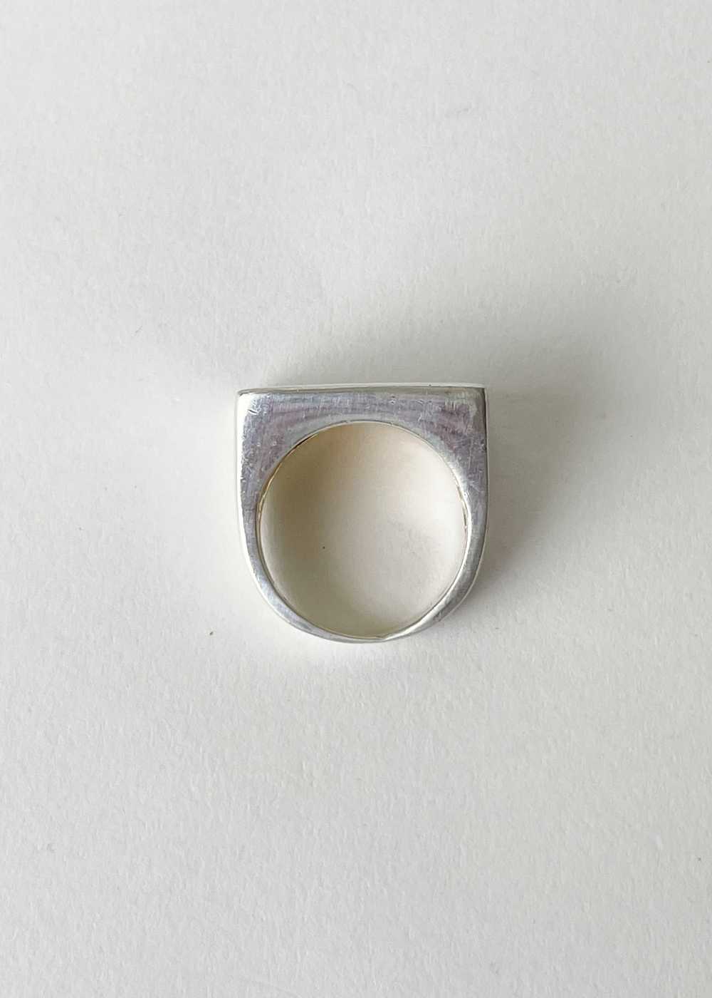 Vintage Italian Sterling Silver Ring - image 2