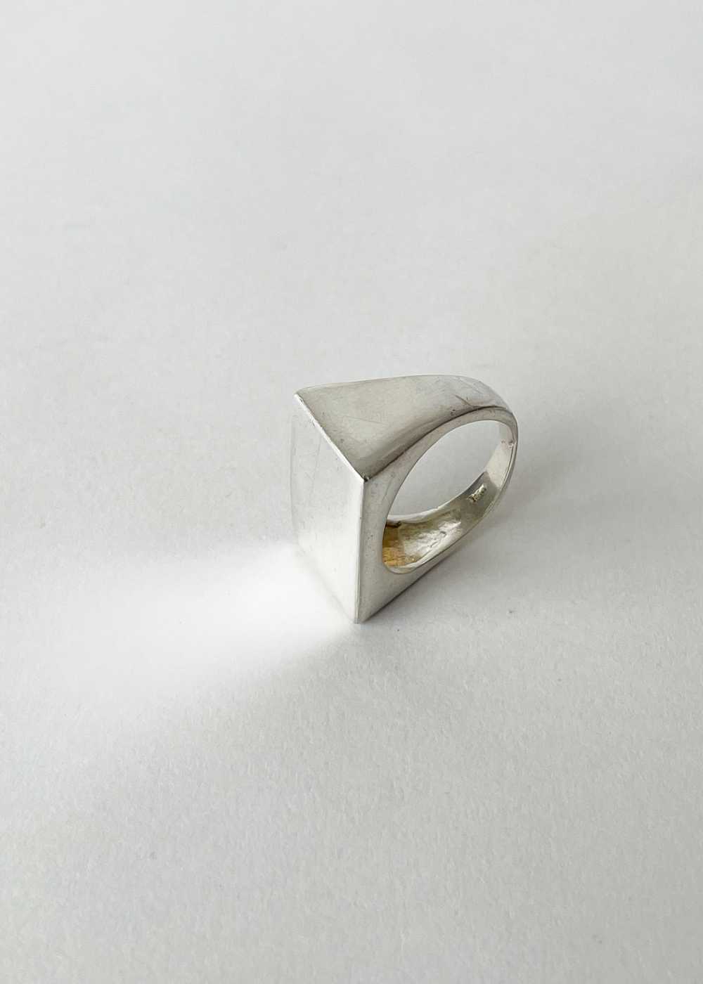 Vintage Italian Sterling Silver Ring - image 3