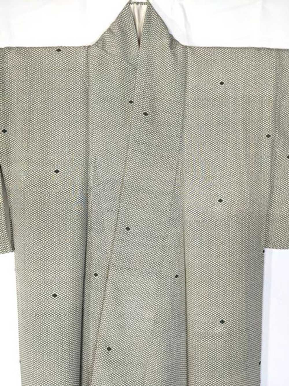 Dark Olive & White Edo Komon - image 3