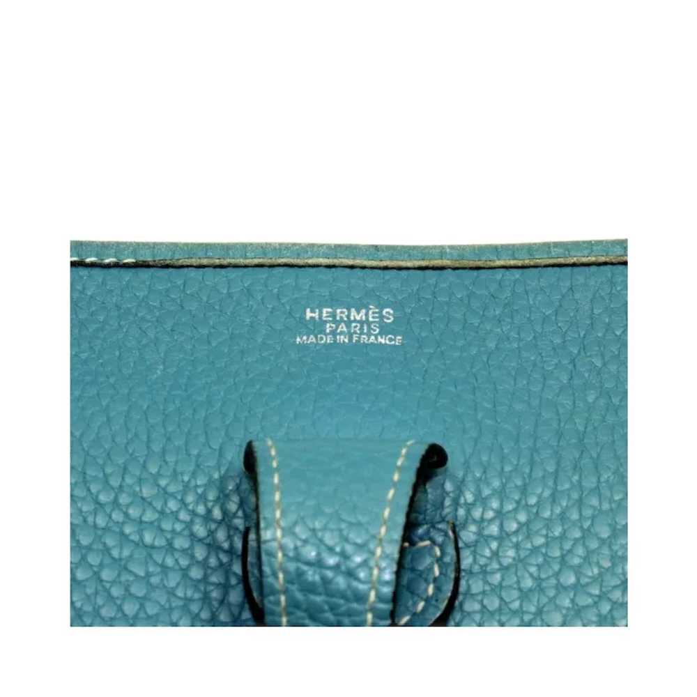 Authentic! Hermes Evelyne Blue Jean Clemence Leat… - image 8